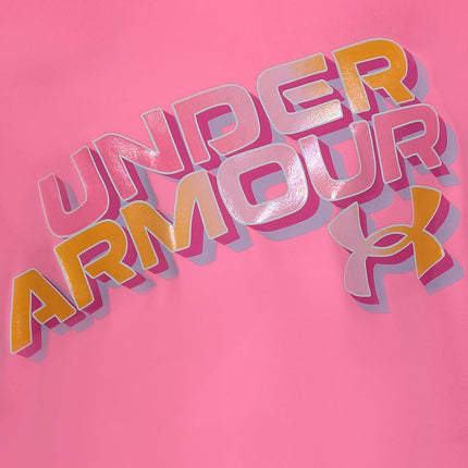 Under Armour Girls' Short Sleeve Shirt, Crewneck, Lightweight and Breathable, Provence Purple Heart, 2 Years