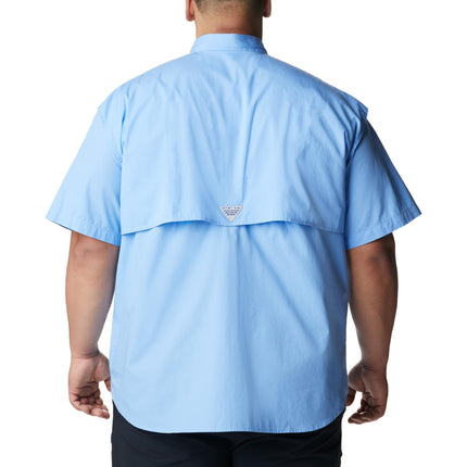 Columbia Men’s Bonehead Short-Sleeve Work Shirt, Comfortable and Breathable, White Cap, Large