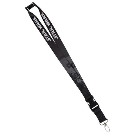 Plasticolor 004453R01 Star Wars Darth Vader Disney Lanyard Keychain, Black