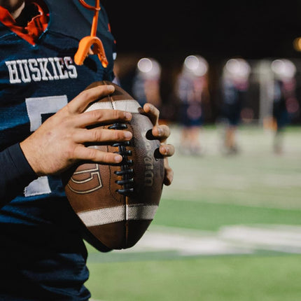 Wilson GST Leather Game Football - Youth
