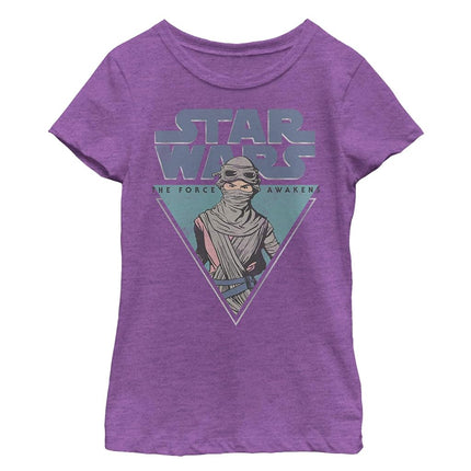 STAR WARS Girls' Big, Purple//Rey Triangle, S
