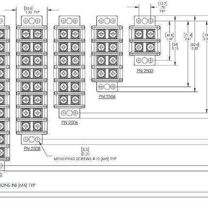 Blue Sea Systems 2512 12 Circuit 30A Terminal Block