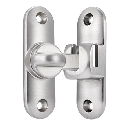 4 Packs Silvery 90/180 Degree Barn Door Latches,Flip Gate Lock