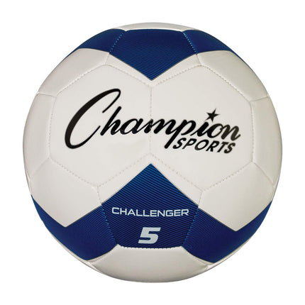 Champion Sports Challenger Soccer Ball, Size 5, Bl