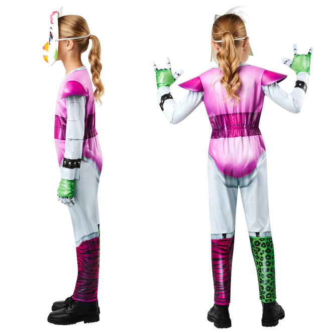 Déguisement Rubie's Glamrock Chica Five Nights at Freddy's pour enfant, tel qu'illustré, taille L