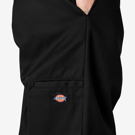 Dickies Men's Loose Fit Double Knee Work Pants, Black, 34W x 30L