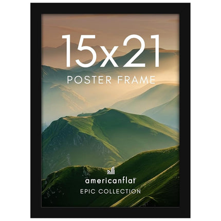 Americanflat 15x21 Picture Frame with Polished Ple