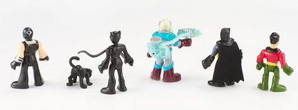 Imaginext BCV33 - DC Super Friends Toy Playset - Batman Robin Catwoman Mr Freeze Bane Action Figure