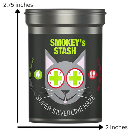 Smokey's Stash Silvervine Haze Potent Catnip and Silver Vine Blend for Cats