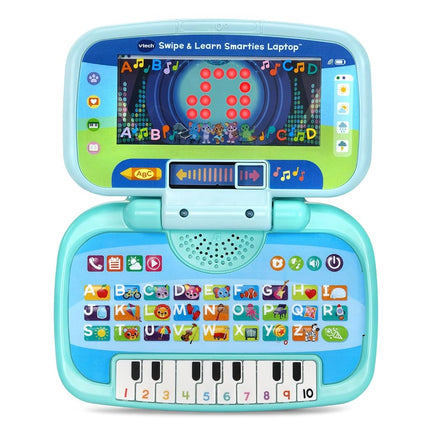 VTech Swipe and Learn Smarties Laptop, Blue