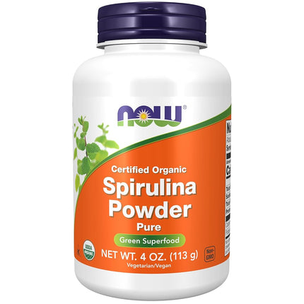 NOW Organic Foods Spirulina Powder, 4 Ounce
