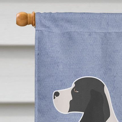 Caroline's Treasures BB8273CHF English Springer Spaniel Welcome Canvas House Flag, Multicolor