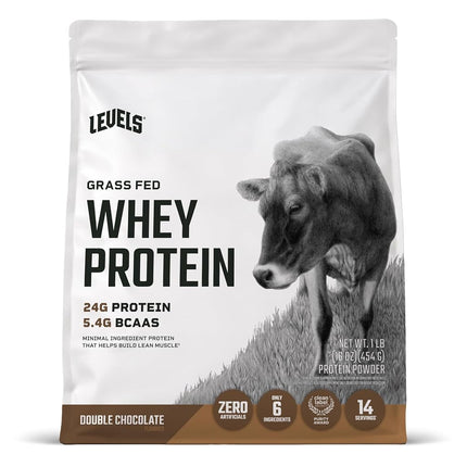 Levels Grass Fed Whey Protein Powder, No Artificia