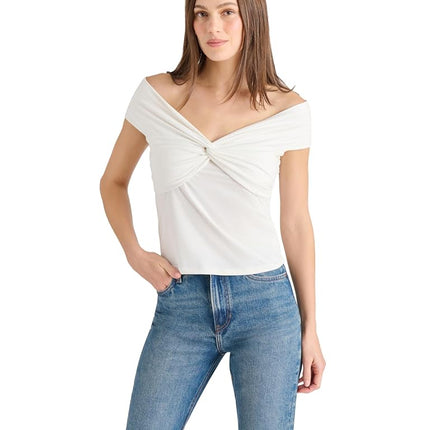 Steve Madden Women's Darra Top, Antique, XL