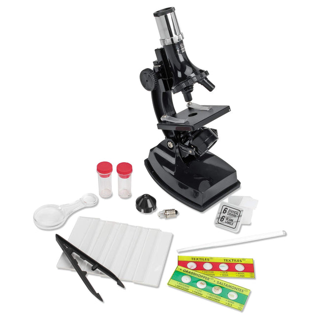 Learning Resources Elite Microscope 100x 300x 600x Black