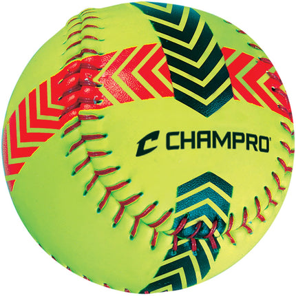 Champro Striped Training Softball Set (Optic Yello