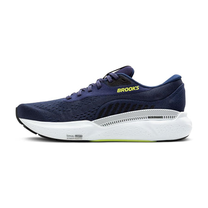 Brooks Men’s Adrenaline GTS 24 Supportive Running Shoe, Peacoat/Black/Sharp Green, 7 Wide