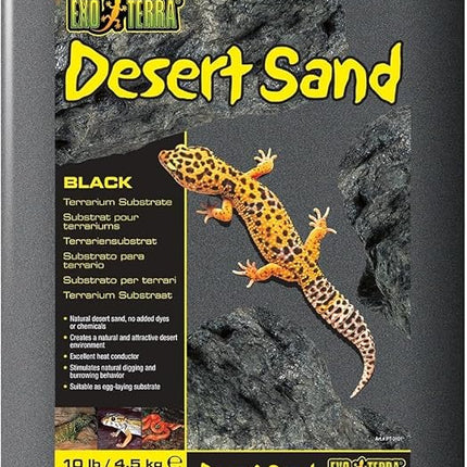 Exo Terra Desert Sand, 4.5 Kg, Black
