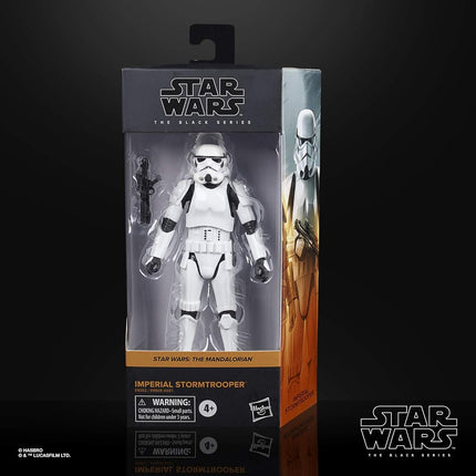 Star Wars The Black Series Imperial Stormtrooper Toy 6-Inch Scale The Mandalorian Collectible Action Figure, Children From 4 Years Old
