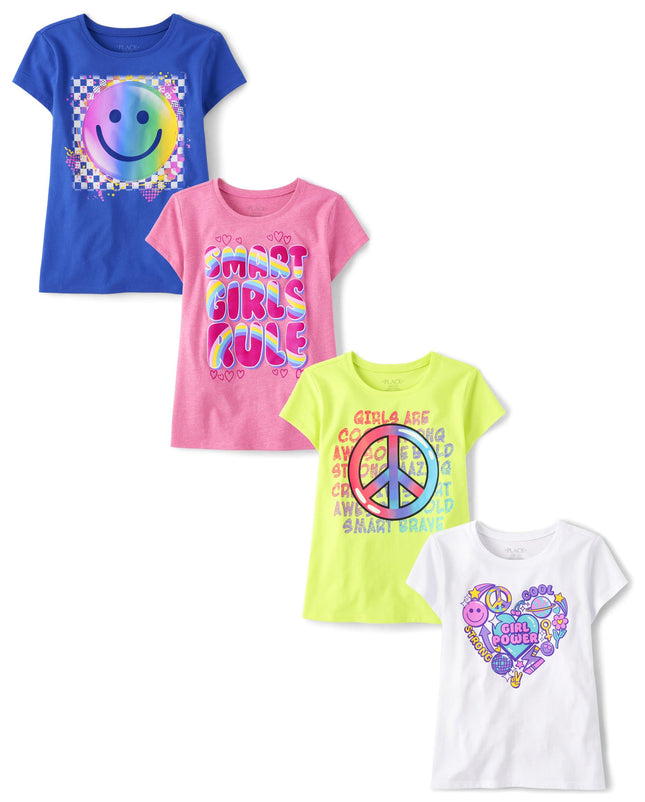 The Children's Place Girls' Trends,Icons Short Sle