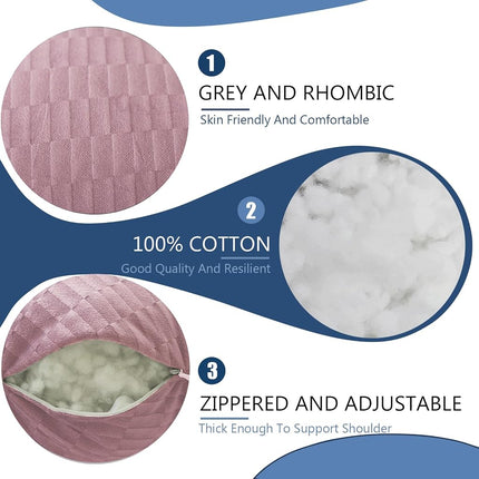 Post Shoulder Surgery Pillow with Strap for Rotator Cuff and Arm Support