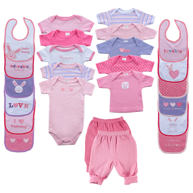 Luvable Friends Unisex Baby Layette Gift Cube - Pi