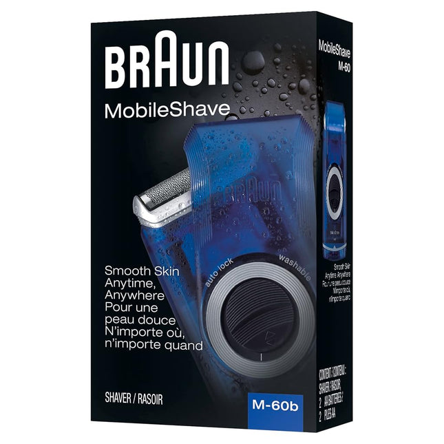 Braun M60B Mobile Shaver, Blue