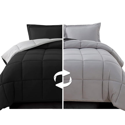 Elegant Comfort 3-Piece Reversible Comforter Set, 