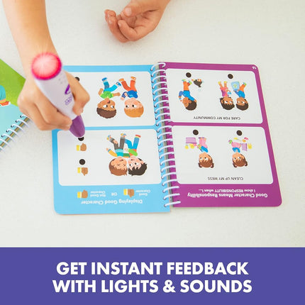 Learning Resources Hot Dots Feelings & Friendships Social Emotional Learning Workbooks, Ages 3+, Instant Feedback, 200+ Social and Emotional Learning Activities