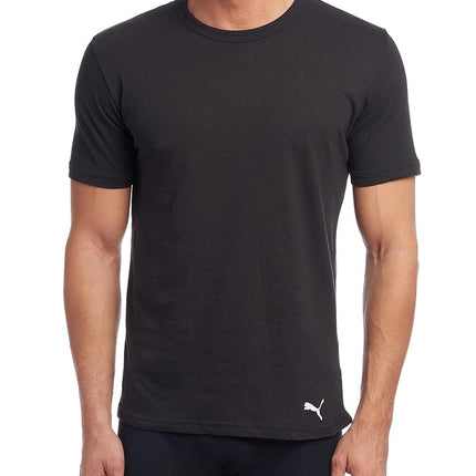 PUMA Men's 3 Pack Crew Neck T-Shirts Undershirt, W