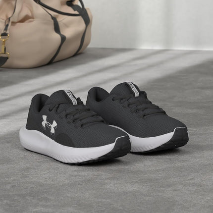 Under Armour Women's UA W Charged Surge 4, Ultra-Responsive Running Shoes, Black, 3.5 UK