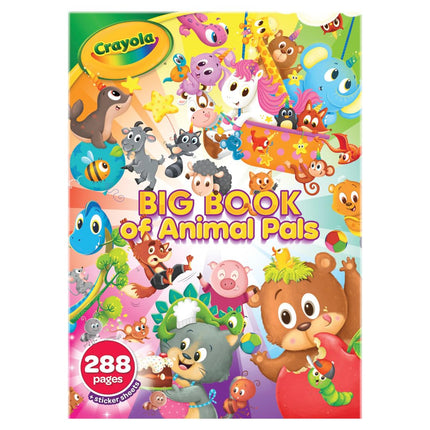 Libro para colorear Crayola, Gran libro de amigos animales, 288 páginas para colorear, Regalo para niños de 3, 4, 5 y 6 años
