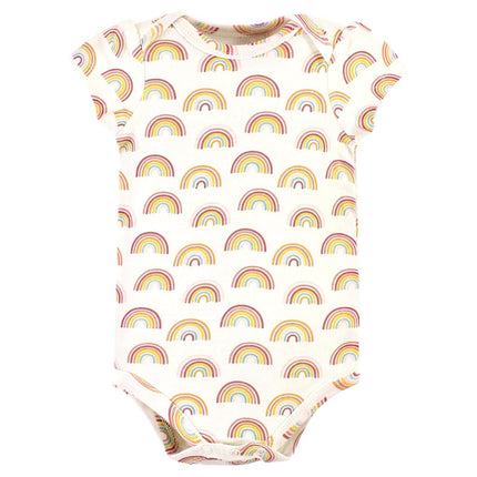 Grenouillères bébé en coton unisexe Hudson Baby, motifs Sunshine Rainbows, 3-6 mois