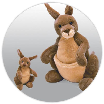 Gund Jirra et Bébé Doux Kangourou 25,50 cm