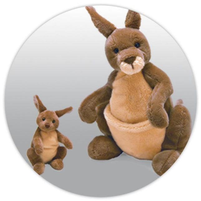 Gund Jirra et Bébé Doux Kangourou 25,50 cm