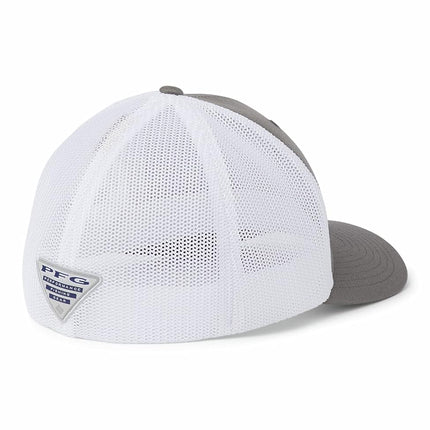 Columbia PFG Mesh Ball Cap - Titanium/Hook, Large/X-Large