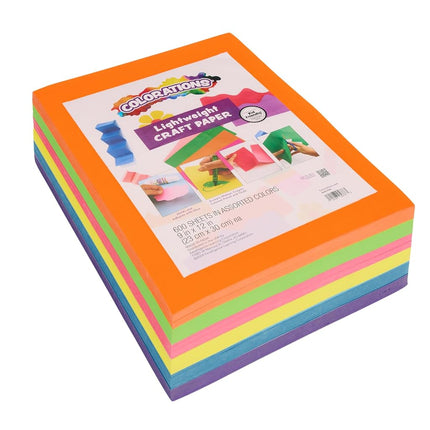 Colorations Neon Lightweight Kraft Paper - 600 Sheets