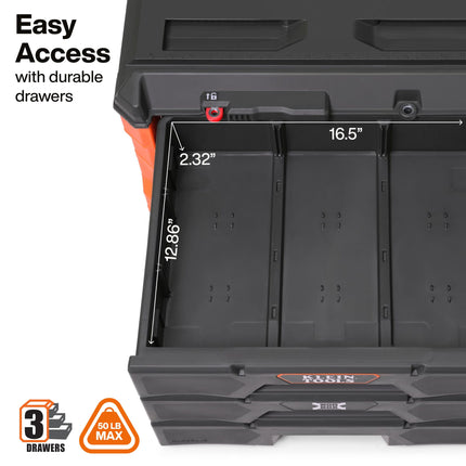 Caja de herramientas de tres cajones MODbox