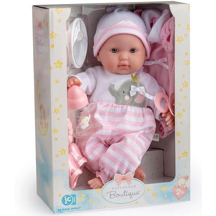 JC Toys Newborn Doll 38-cm, Soft Body with Accessories Clothes may vary.