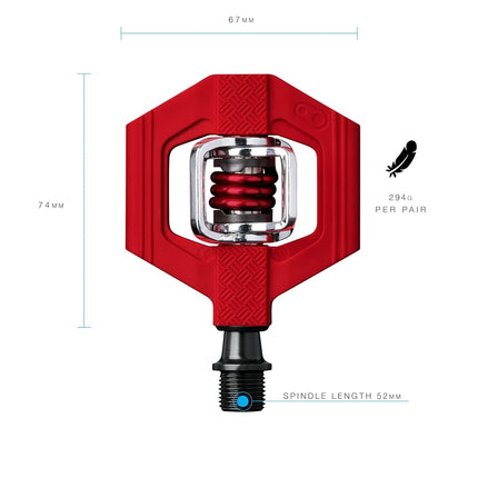 Crankbrothers Candy-1 Pedals, Red