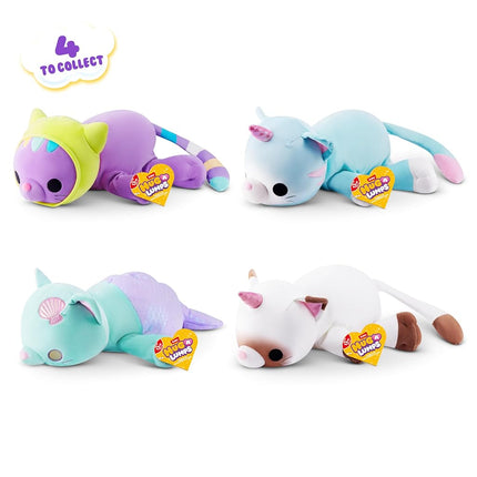 Hug-A-Lumps Kitty Collection Medium Weighted Plush (Myrtle) by ZURU– 1.5kg/3.3lbs Super-Soft Cuddly Squishy Stuffed Animal for Kids, Tweens, Teens & Adults