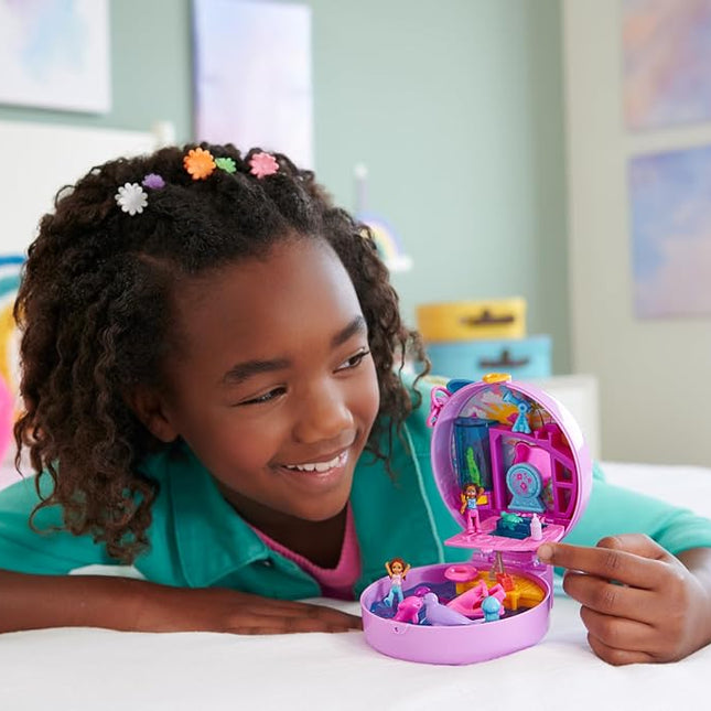Polly Pocket Delfin retten und Spielen Schatulle