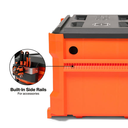 Klein Tools 54825MB Dispensador de carretes de alambre MODbox, extractor de conductos y alambres, soporta (4) carretes de 500 libras, capacidad de 120 libras, compatible con componentes MODbox