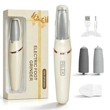 Upgraded Electric Foot File, IRILEKI Callus Remove