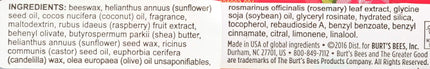 Bálsamo Labial 100% Natural Burt's Bees Flavor Crystals, Frambuesa Roja con Cera de Abejas y Extractos de Frutas - 1 Tubo, 0.16 onzas