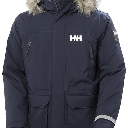 Helly Hansen Men's Reine Parka, Navy, 2XL