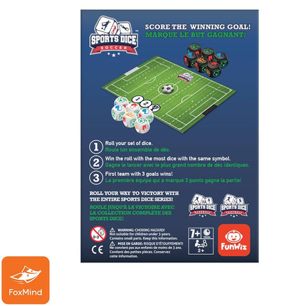 FoxMind Games Sports Dice - Soccer