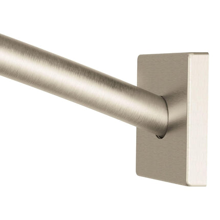 Moen CSR2169BN Triva Adjustable 48 to 72-Inch Curved Shower Curtain Rod, Brushed Nickel