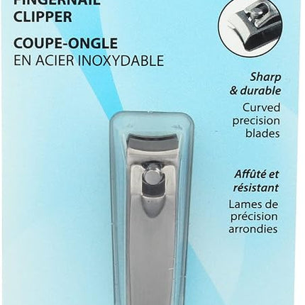 TWEEZERMAN Stainless Steel Finger Nail Clipper, 1 