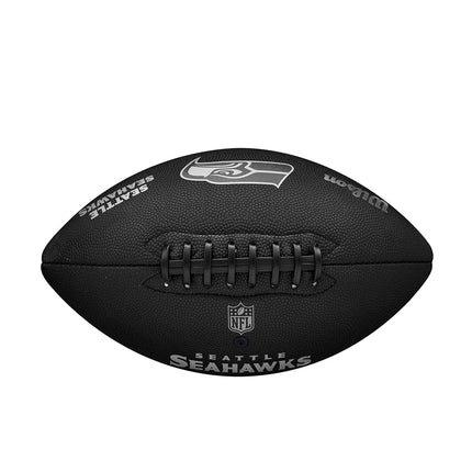 WILSON NFL Team Metallic Premiere Football - Official Size, Seattle Seahawks